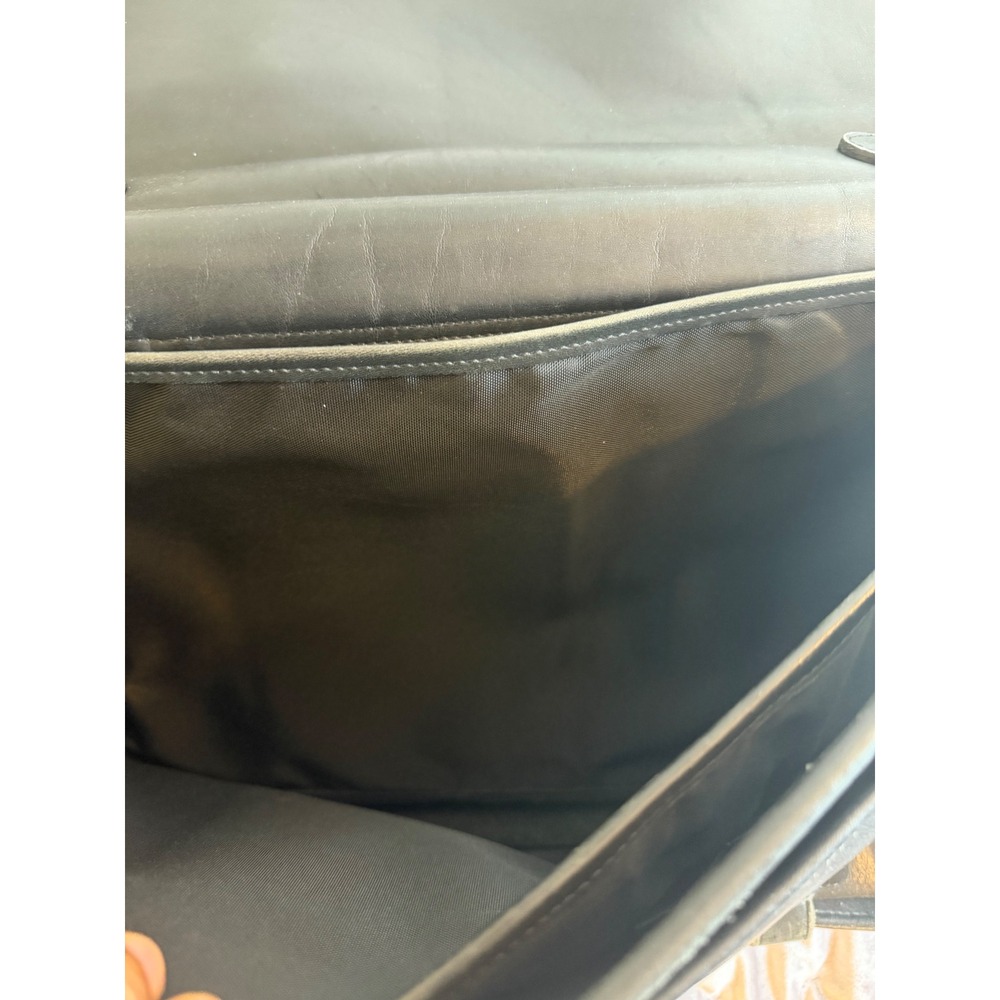 Flawed Gem! Coach Lexington Briefcase Blk Leather Messenger Bag A2S5325 Academia - Picture 13 of 15